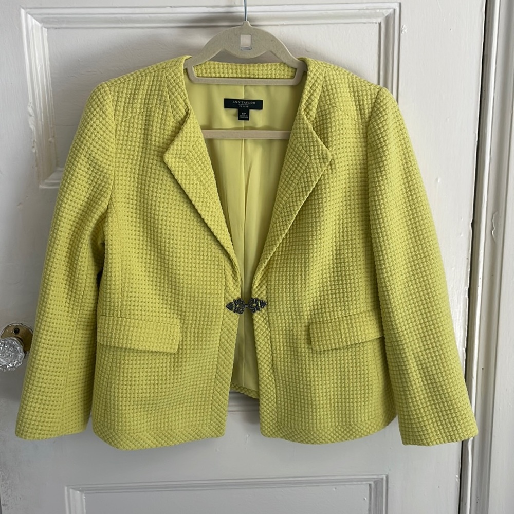 Chartreuse blazer